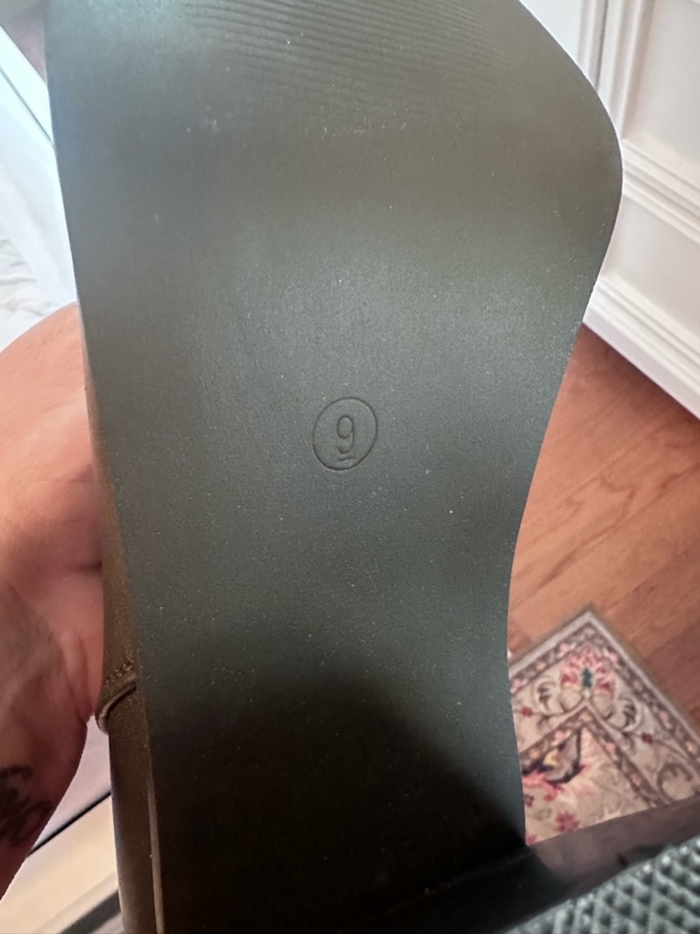 Not Rated Black Mid-Calf Block Heel Boots - Picture 4 of 4